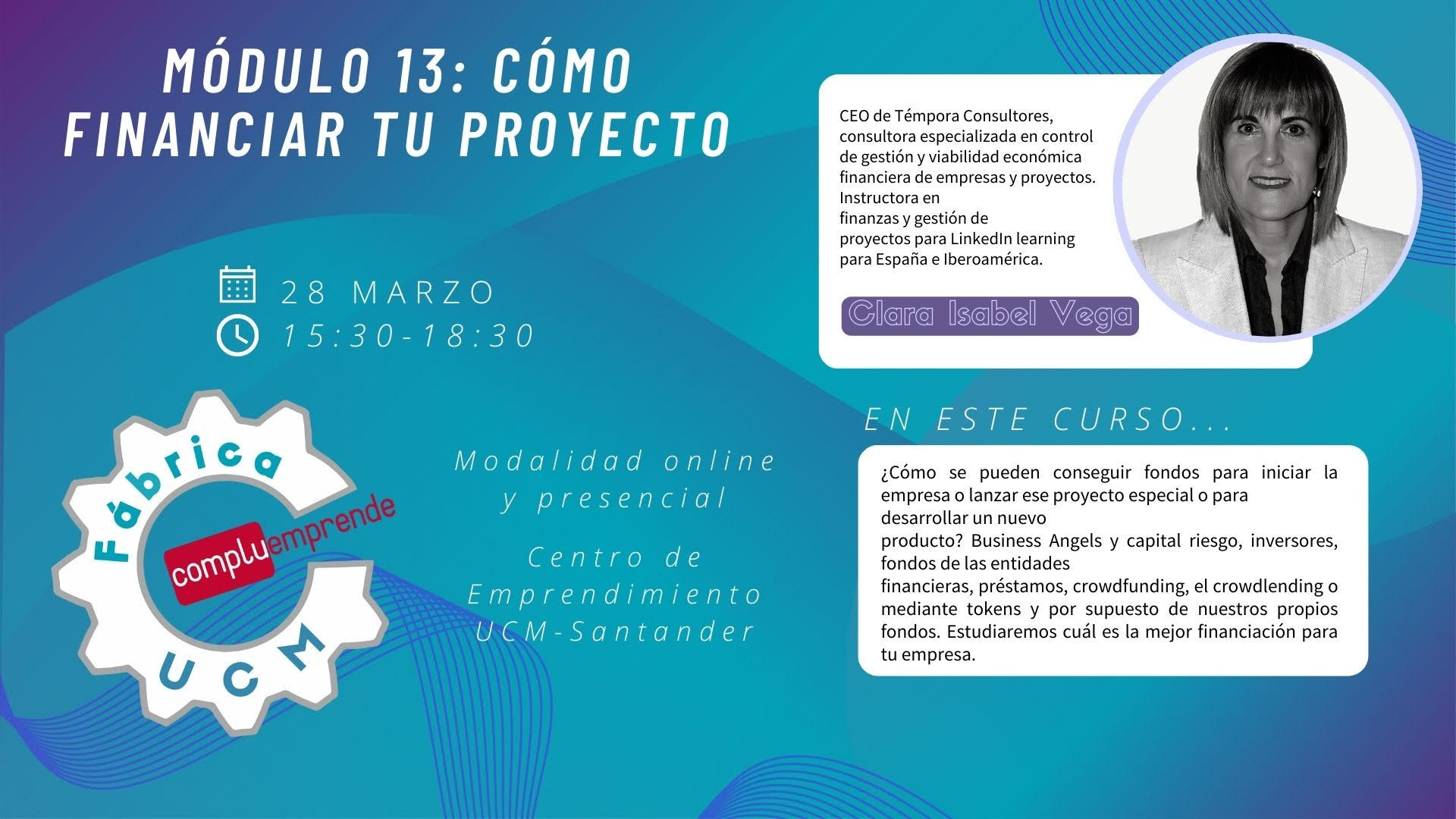 MODULO 13: COMO FINANCIAR TU PROYECTO